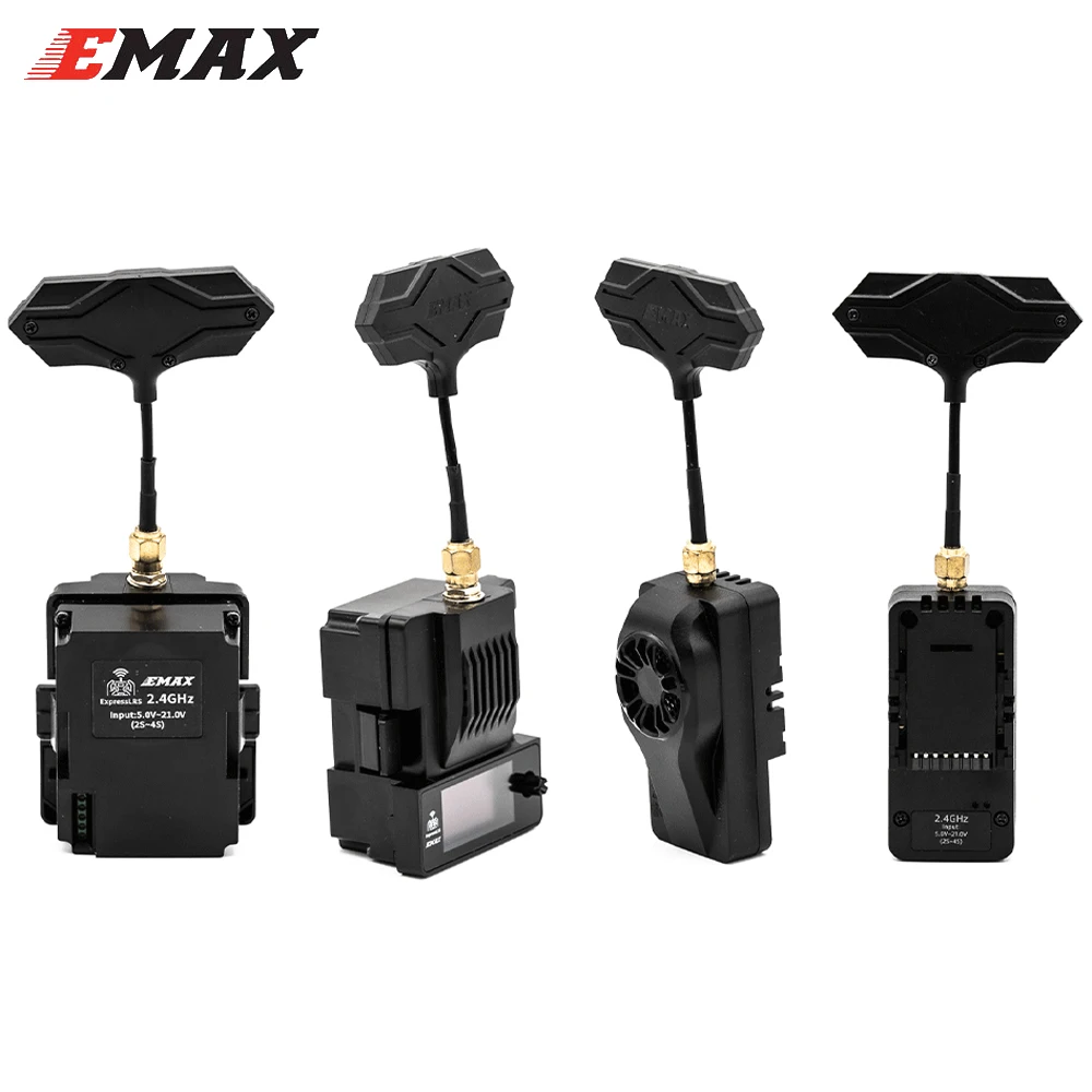 Emax Aeris Link TX 2,4 GHz/915 MHz, Micro ExpressLRS 2,4 GHz/915 MHz ExpressLRS ELRS Micro TX Modul OLED-Bildschirm für RC FPV Drohne