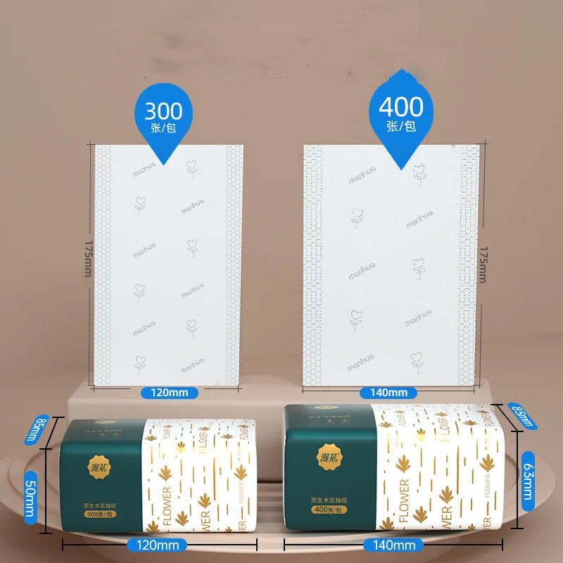 30 pacotes de toalhas de papel pacote completo acessível casa papel higiênico guardanapos de papel toalhas de papel higiênico