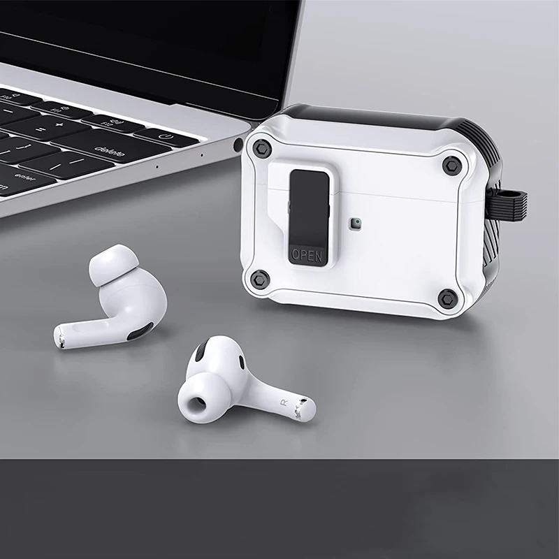 Security Lock Cover for AirPods Pro 3 2025 Case for AirPods Pro2 Pro 2nd 2023 Cases Shockproof Cover For Airpods 4 4th 3 Fundas
