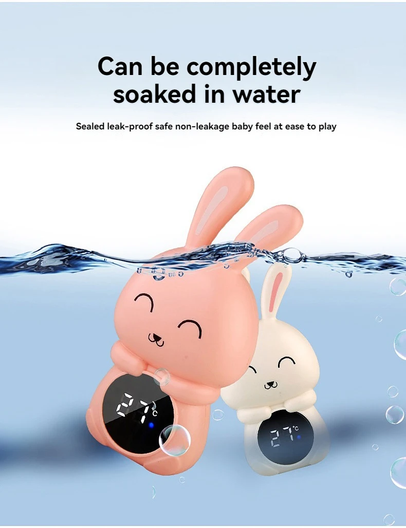 1 PCS Baby Water Thermometer Cartoon Animal Shape Baby Bath Bath Temperature Measurement Household Electronic Thermometer