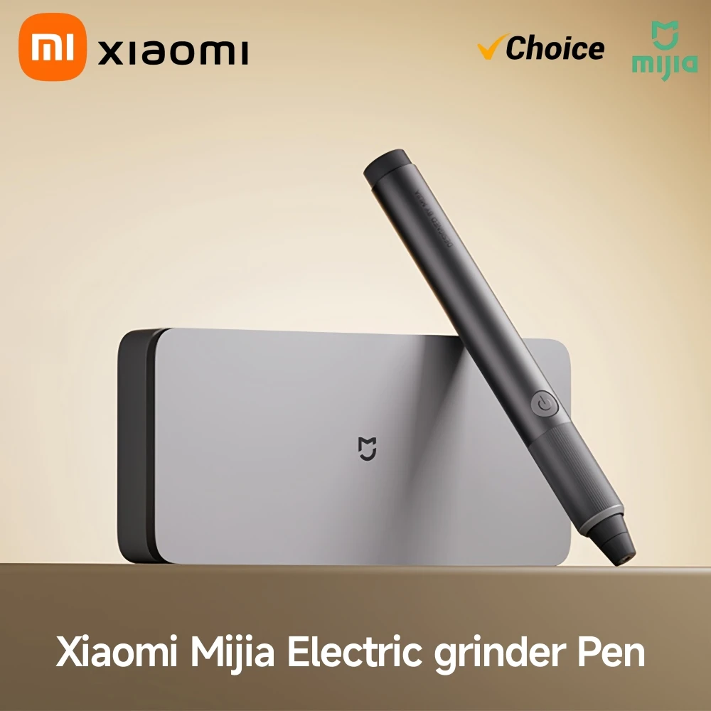 XIAOMI Mijia Electric Grinding Pen 22000r/min Brushless Motor Fast Carving Polishing Burnishing Drilling Mini Grinder Home Tool