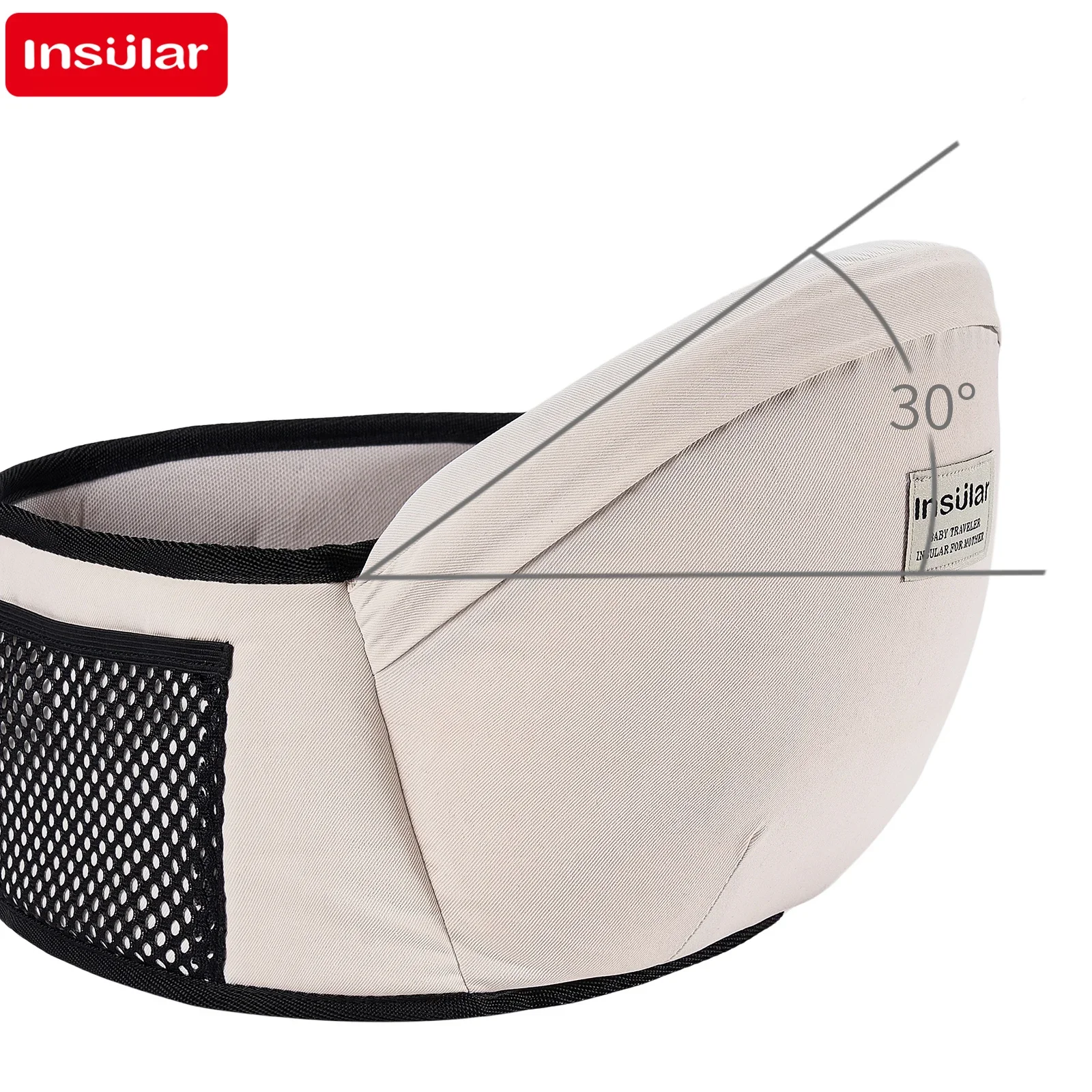 หนาเด็กสะโพกที่นั่ง Carrier ทารกแรกเกิดเอวสตูล,เด็กสลิงถือเข็มขัดเอวผู้ถือ Hipseat กระเป๋าเป้สะพายหลัง Home Travel อุปกรณ์เสริม