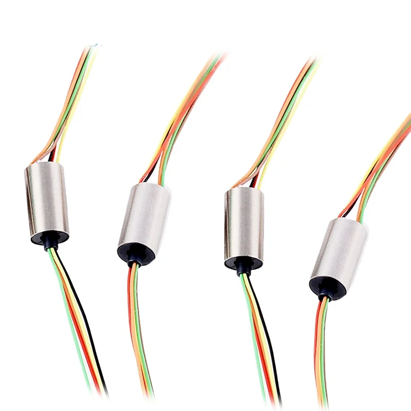 แหวนสลิปขนาดเล็ก OD 6.5mm ขนาดเล็กนำไฟฟ้าประเภทหมวกแหวนเก็บสัญญาณประเภทหมวกแหวน UAV มือถือกล้องทรงตัว PT