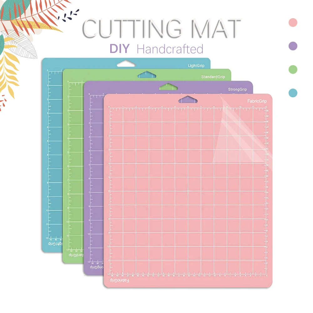 Tapis de découpe de Silhouette camée de remplacement Portable 12x12 pouces, 3/4 pièces, pour tapis de découpe adhésif en Pvc Cricut pour l'artisanat et la couture