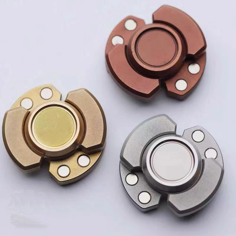 เล่นหลายแม่เหล็ก Slider Fidget Spinner EDC ผู้ใหญ่ Fidget ของเล่นป้องกันความเครียด Hand Spinner ADHD ความวิตกกังวลออทิสติกความเครียดบรรเทา
