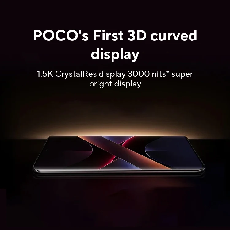 Weltpremiere POCO X7 Global Version Smartphone Dimensity 7300-Ultra 6,67" 1,5K AMOLED gebogenes Display 45W Turbo Charging NFC