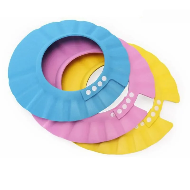 Bonnet de douche pour bébé, Protection de bain, chapeau souple pour bébé, bouclier pour cheveux, soins pour bébé, bonnet de shampoing