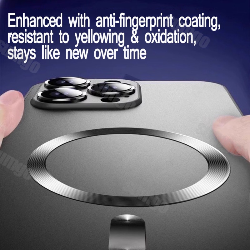 Luxury 16 Black Magsafe Magnetic Case for iPhone 16 15 14 13 12 11 Pro Max Plus Soft Silicone Matte Antiskid Lens Protect Cover