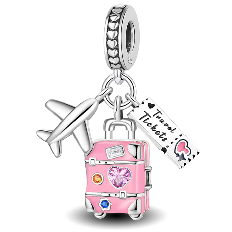 925 เงินสเตอร์ลิงหัวใจรักดอกไม้ Four Leaf Clover เต่า Charms ลูกปัดสําหรับเดิมสร้อยข้อมือ DIY เครื่องประดับ Fine ของขวัญ