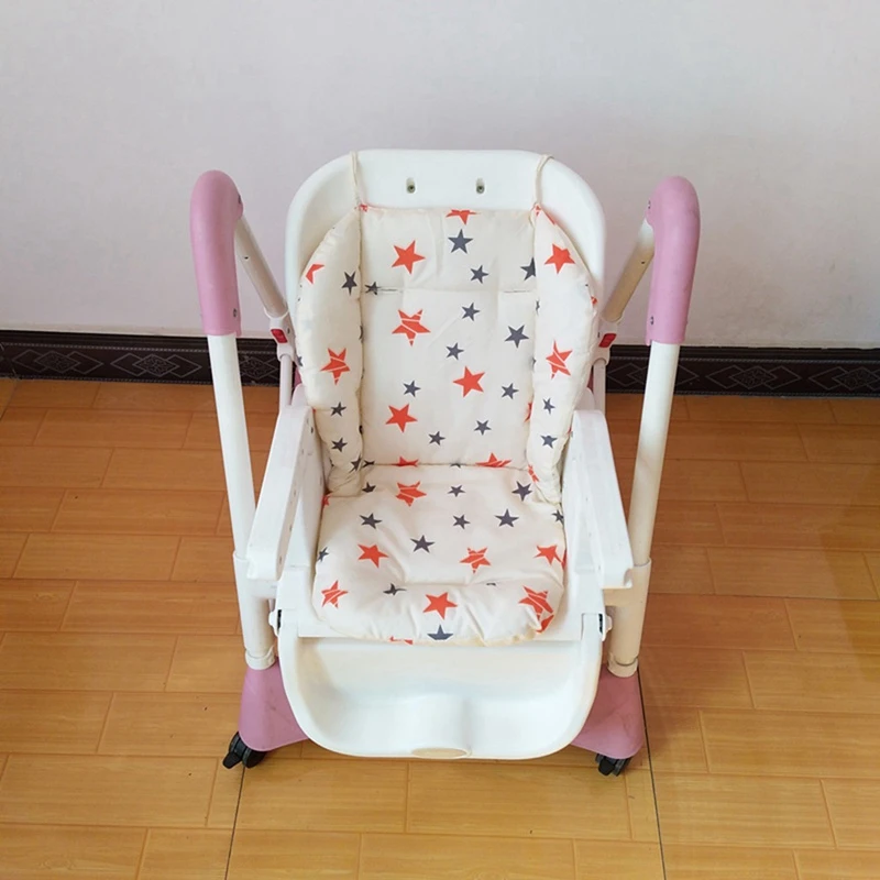 Almofada de assento de carrinho de bebê universal carrinho de bebê cadeira alta almofada de assento forro de algodão macio alimentação cadeira capa
