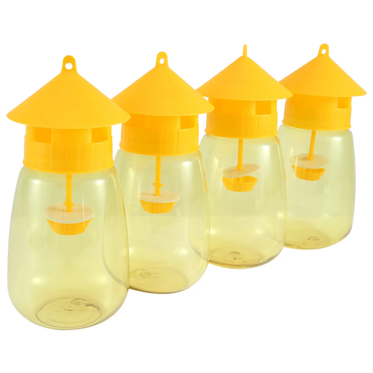 Reutilizáveis Fly Traps, Fruit Fly Catcher, Ao ar livre, 4 Pack