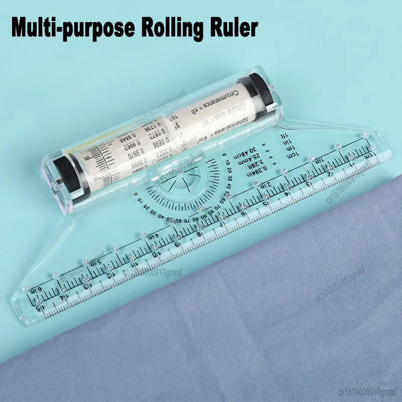15cm 30cm Multi-purpose Angle Parallel Scroll Rolling Ruler Architect Design Draft Art Drawing Measuring Balance Scale Template