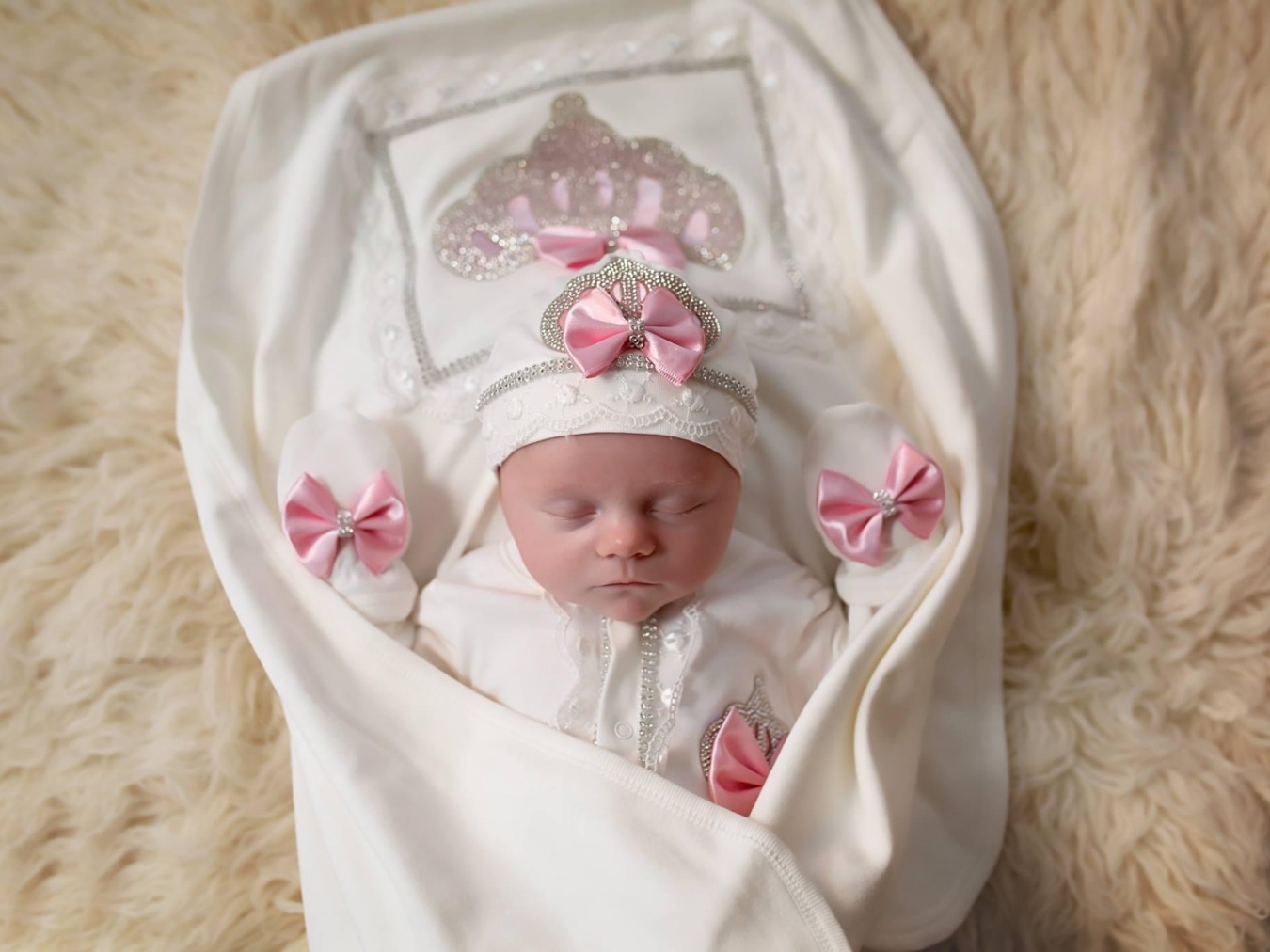 Dollbling エメラルド ゴールド クリスタル 高級ベビー ブリンブリン ロンパース セット 私の 1st クリスマス写真撮影 4 個ロンパース帽子ミトン靴セット