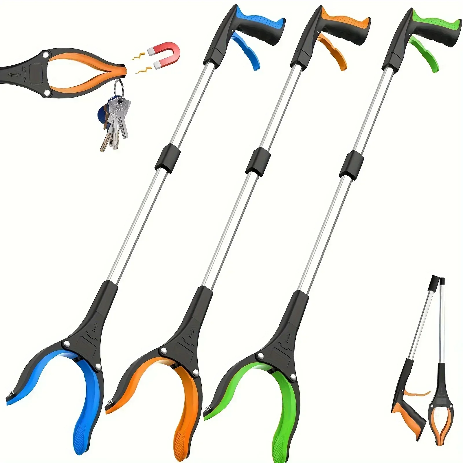 Garbage Picker Gripper met 360° °   Roterende clip, 32 inch lichtgewicht heavy-duty ouderen grijper, grijper, ouderen grijpgereedschap