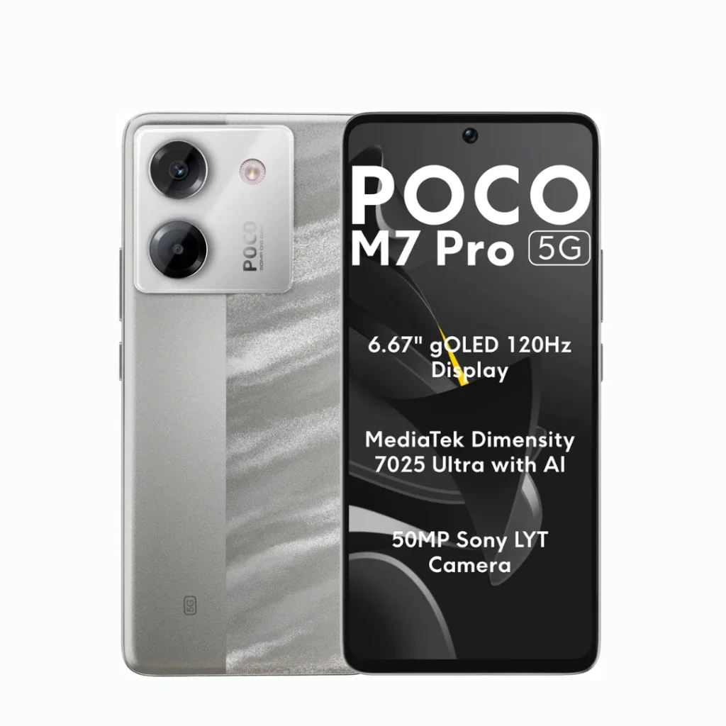 Versão global poco m7 pro 5g smartphone dimensão 7025-ultra 50mp câmera sony com os 120hz display amoled 5110mah bateria nfc