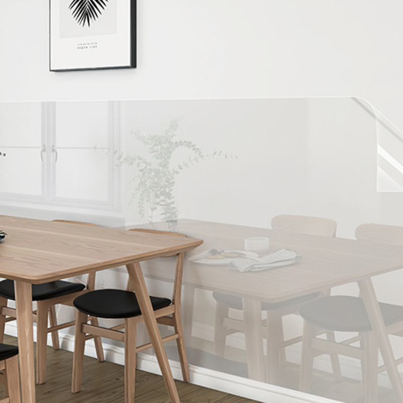 Película de proteção de parede eletrostática transparente, sala de estar, quarto infantil, casa, cozinha, adesivos anti-óleo e alta temperatura