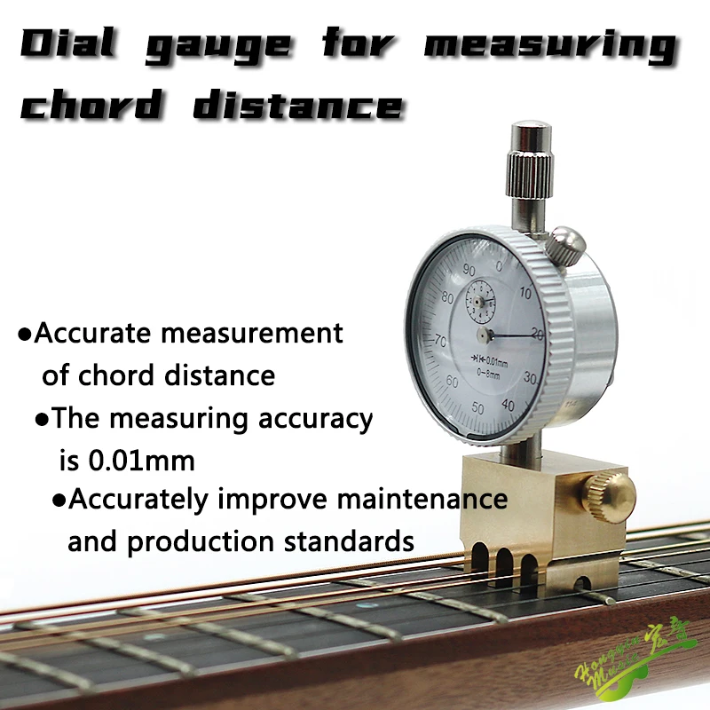 Dân Gian Bakelite Dây Đàn Guitar Khoảng Cách Thước Đo Chiều Cao Mặt Đồng Hồ Đo Phòng Thu Thủ Công Cụ Dụng Cụ Bảo Trì