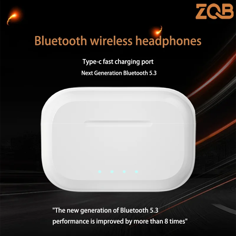 ZQB A3 ANC auriculares inalámbricos Bluetooth TWS 5,3 auriculares Bluetooth auriculares inalámbricos deportivos auriculares con sonido estéreo HiFI auriculares