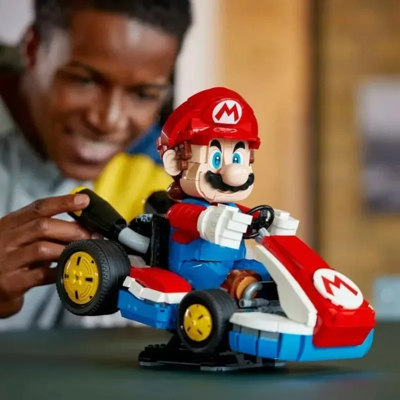 2025 Nuovo 72037 Standard Kart Classico Gioco Auto Da Corsa Modello Building Blocks Città Auto Assemblaggio Mattoni Giocattolo per I Bambini Regali Per Adulti
