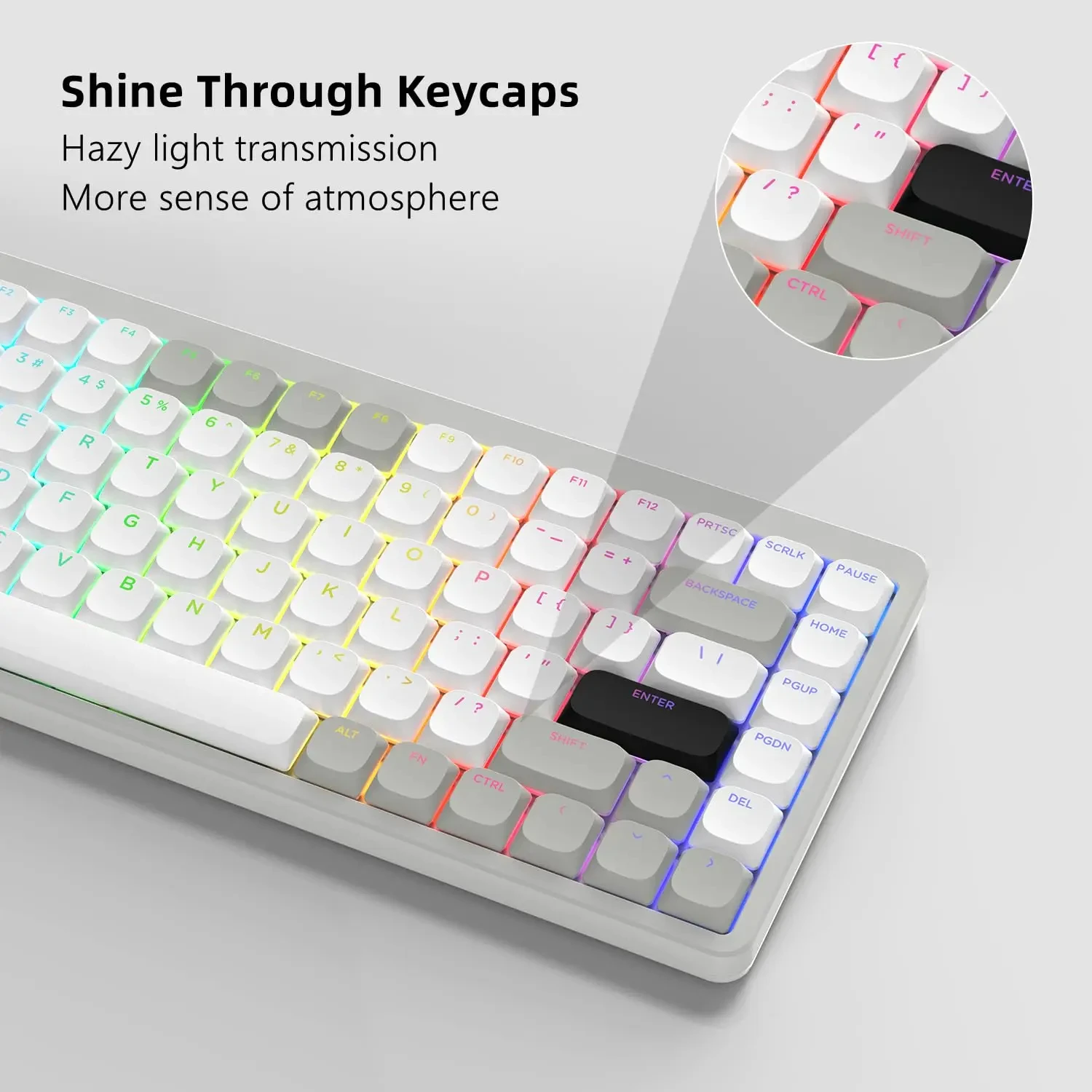 133/144 Phím Nét Xanh Dương PBT Keycap Chân Trời Keycap Cho Anh Đào Gateron MX Game Bàn Phím Cơ Với Công Việc Hoa Kỳ Và anh Bố Trí