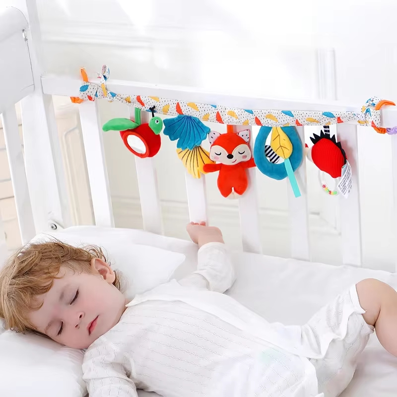 Sensoriale Del Bambino Peluche Sonaglio Giocattoli Passeggino Mobile Musicale Appeso Giocattoli Del Bambino Sonagli Cellulari Neonati Giochi Giocattolo 0 6 12 Mesi