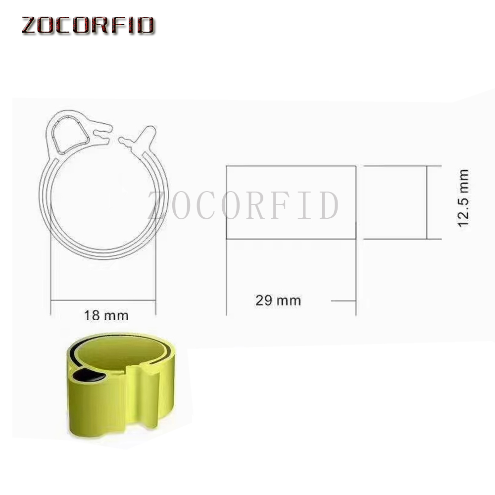 10 Stks/partij 125-134.2Khz Rfid Chip Kaart Kip Footstags/Eend Ring Tag/Kip Voet Rfid Tags