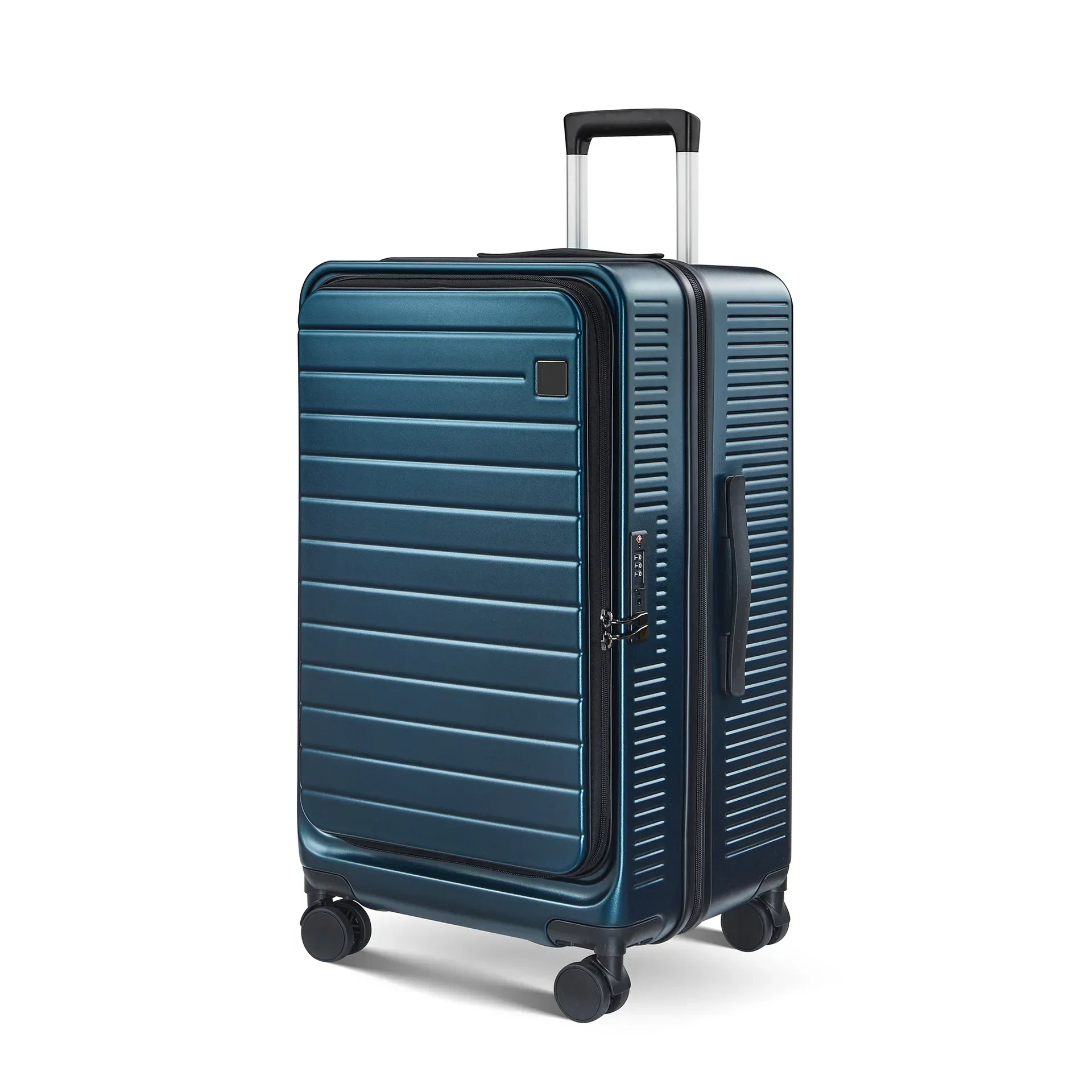 Malas com trava de combinação e bolsas de viagem com zíper Mala de viagem de negócios Abra a tampa antes de rolar mala de bagagem