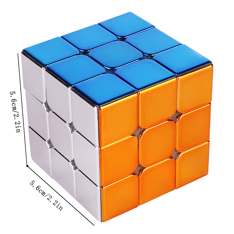 SENGSO Cube magique de placage de vitesse 2x2 3x3 pyramide sans autocollant Cube lisse magnétique jouets éducatifs
