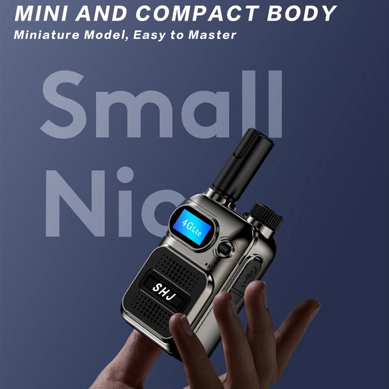 SHJ 4G PoC Radios with 2 Additional Yearly Sim Cards- Ultimate Communication Solution for Businesses and Teams walkie-Talkie Dur