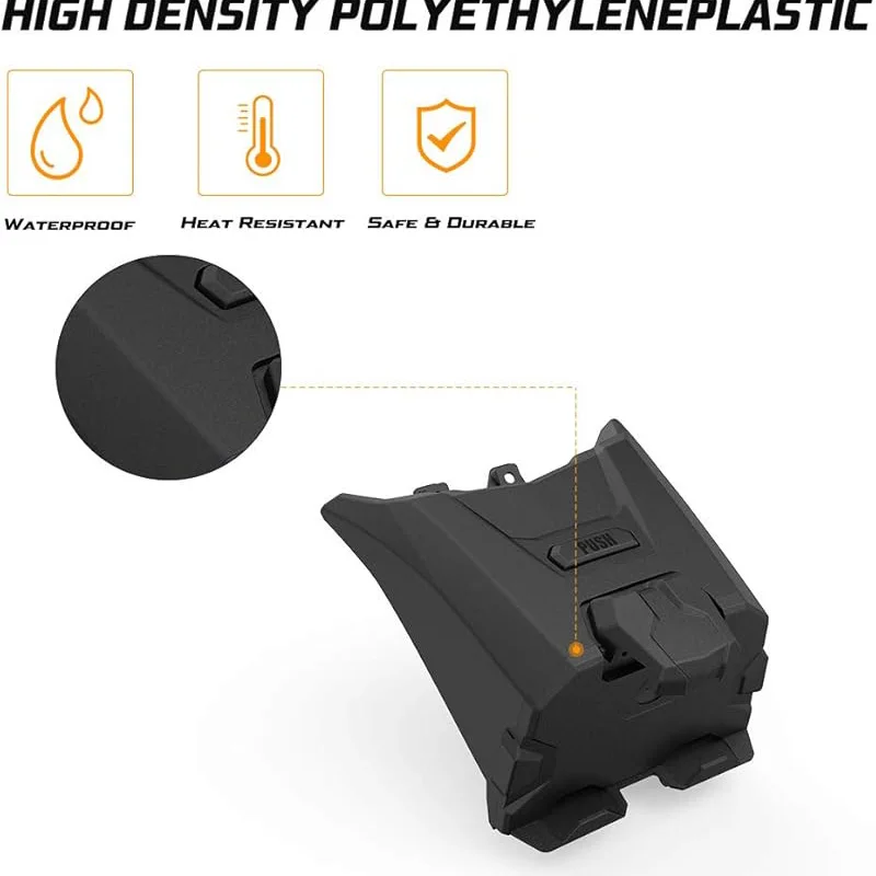 Suporte para smartphone com modelos de armazenamento integrados, bandeja organizadora para 2017-2023 can am maverick x3, acessórios 715002874