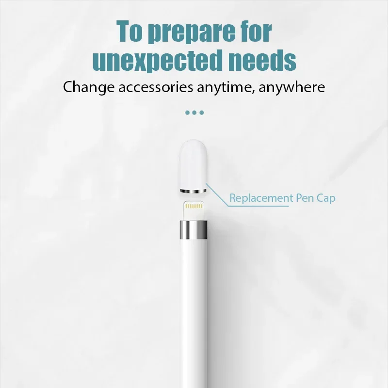 Magnetic Replacement Cap / Compatible with Apple Pencil Tip /Charging Adapter For Apple Pencil 1st Generation iPad Accessories