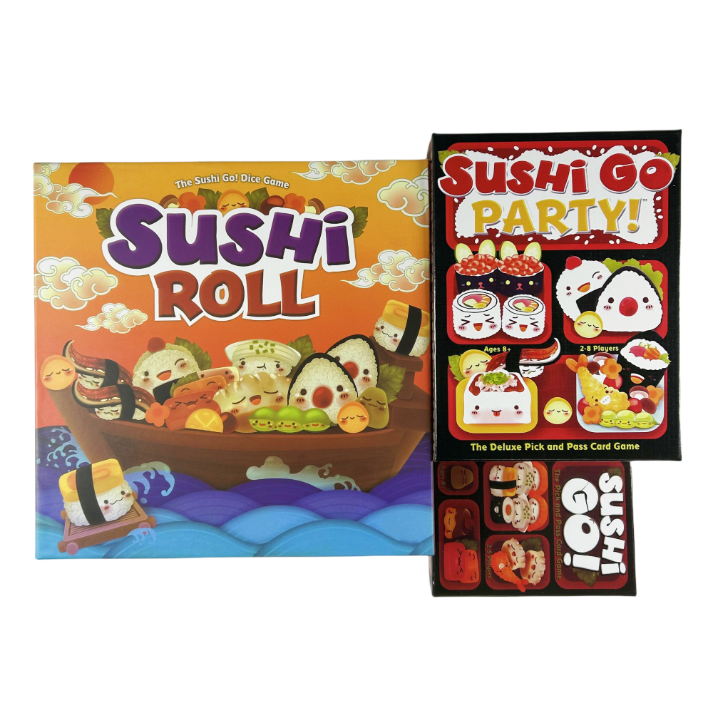 Sushi Go-kaartspel - Sushi Go Party! Het Pick&Pass-kaartspel, gezinspaarse kaarten, perfect voor feesten en thuisborddek