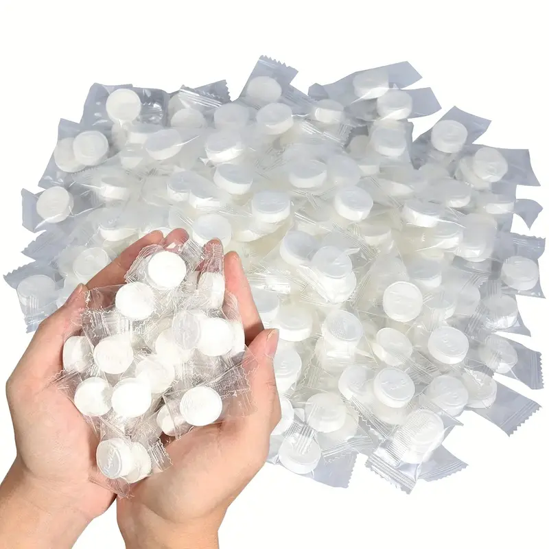 50/100 Stuks Draagbare Gecomprimeerde Handdoek Wegwerp Gezicht Reiniging Zachte Gecomprimeerde Handdoekje Handdoek Niet-geweven Make-Up Doekjes