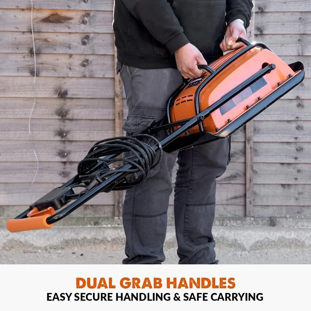 home.Hulk Electric Compactor Plate - Ideal For Levelling Pavement Artificial Turf Ground Preparation Patio Blockwork