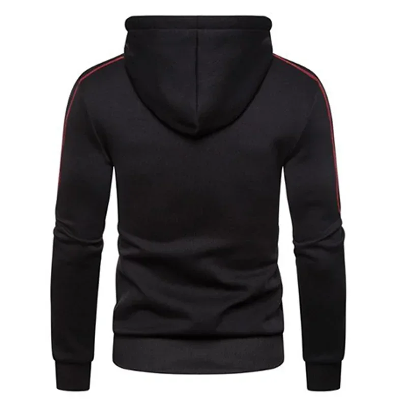 Herbst Winter Beliebter Herren-Trainingsanzug Reißverschluss Kapuzenjacke + Laufhose 2-teiliges Set Fast and Furious Print Freizeitmantel Kleidung