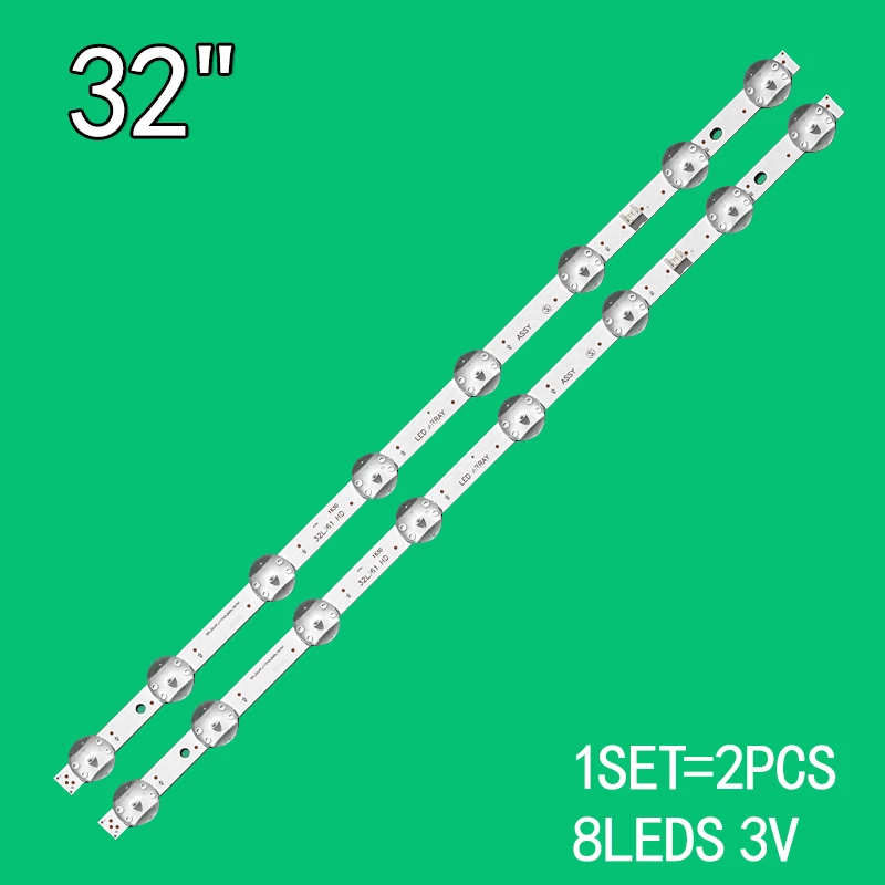 แถบไฟ LED สำหรับ LG HC320DXN-ABSL1-A142 2143 SSC _ 32LJ61 _ HD _ 8LED S 32LC510U 32LM63 Y19 32LK615BPSB 32LK510BPLD 32LK510PLD 32LJ510