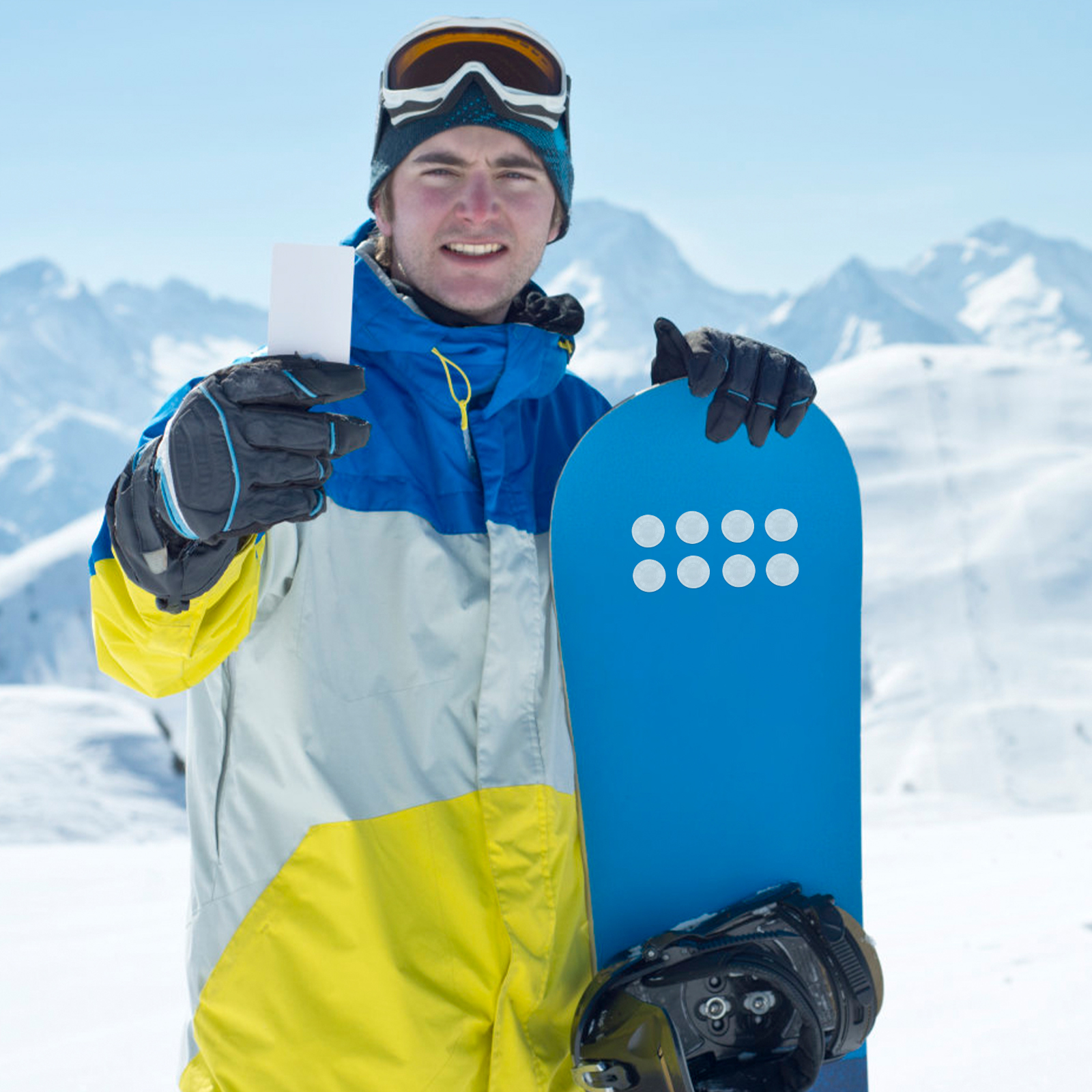 30 個スノーボード滑り止めステッカースノーボード滑り止めステッカー自己粘着爪スノーボード滑り止めステッカースノーボード接着剤