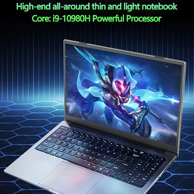 Intel Core i9-12900H pollici ordenador portatile da 15,6 pollici Windows 11 Po 2 * DDR4 2 * M.2 SSD Ultrabook WIFI5 BT