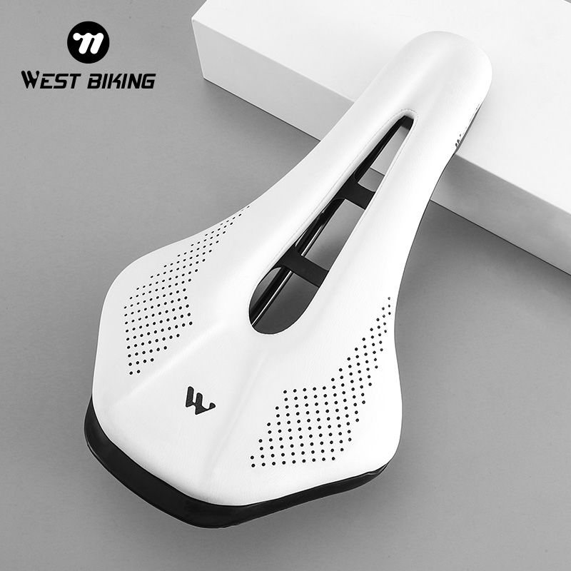 Tây Đạp Xe Yên Xe Đạp Thoải Mái Xe Đạp Ghế Chịu Mài Mòn Da PU Rỗng Đường Phụ Tùng Xe Đạp Đi Xe Đạp Yên Xe Đạp Đệm