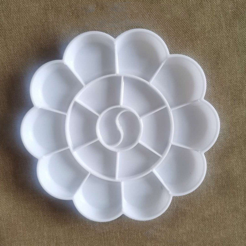 18-tone Color Palette Plum Blossom Color Palette Large Thickened Chinese Painting Acrylic Watercolor Palette