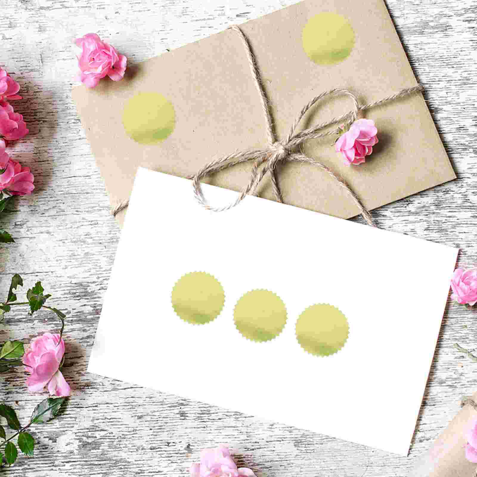 Golden Stickers Envelope Stamp Certificate Awards Blank Medal Label Embossing Seal Paper Medals