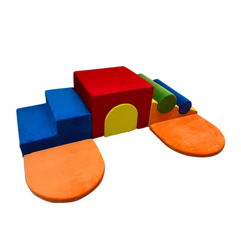 Puffs sofás para niños dormitorio Modular sofá para niños habitación de niños sofá de juego suave gigante moderno bloque de construcción sofá de juego escalonado