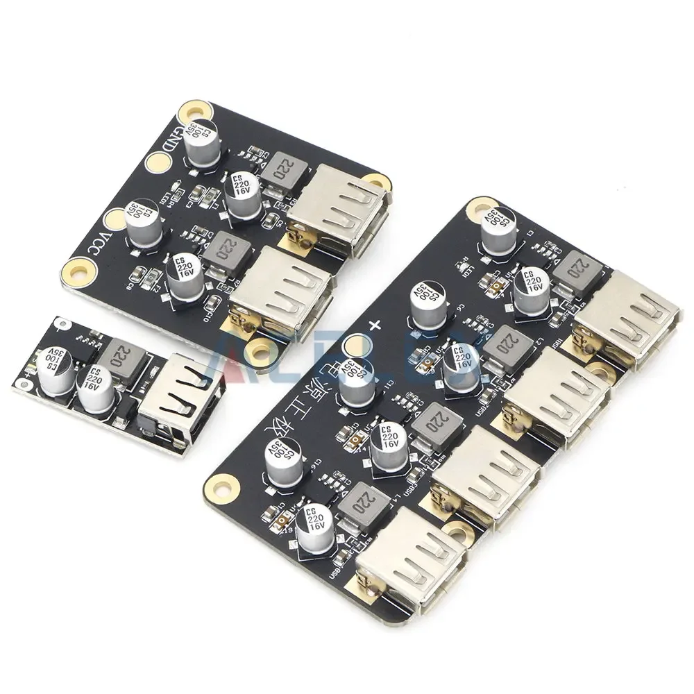 USB QC3.0 QC2.0 DC-DC Buck Chuyển Đổi Sạc Chức Module 6-32V 9V 12V 24V để Nhanh Chóng Sạc Nhanh Bảng Mạch 3V 5V 12V