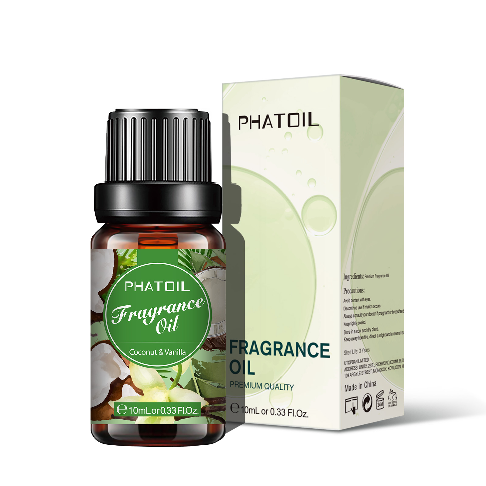 Mascarilla difusora de aceite aromático con fragancia de coco y vainilla, brisa marina, mango, fresa, aceite de goma de mascar para brillo de labios, fabricación de velas, 10ml