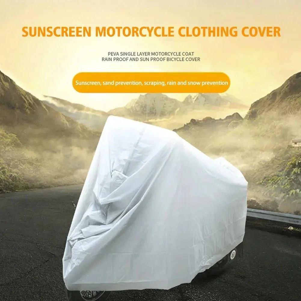 Custodia protettiva per interni ed esterni per moto, impermeabile, per scooter, per esterni, pioggia, polvere, custodia protettiva solare a prova di raggi UV per moto