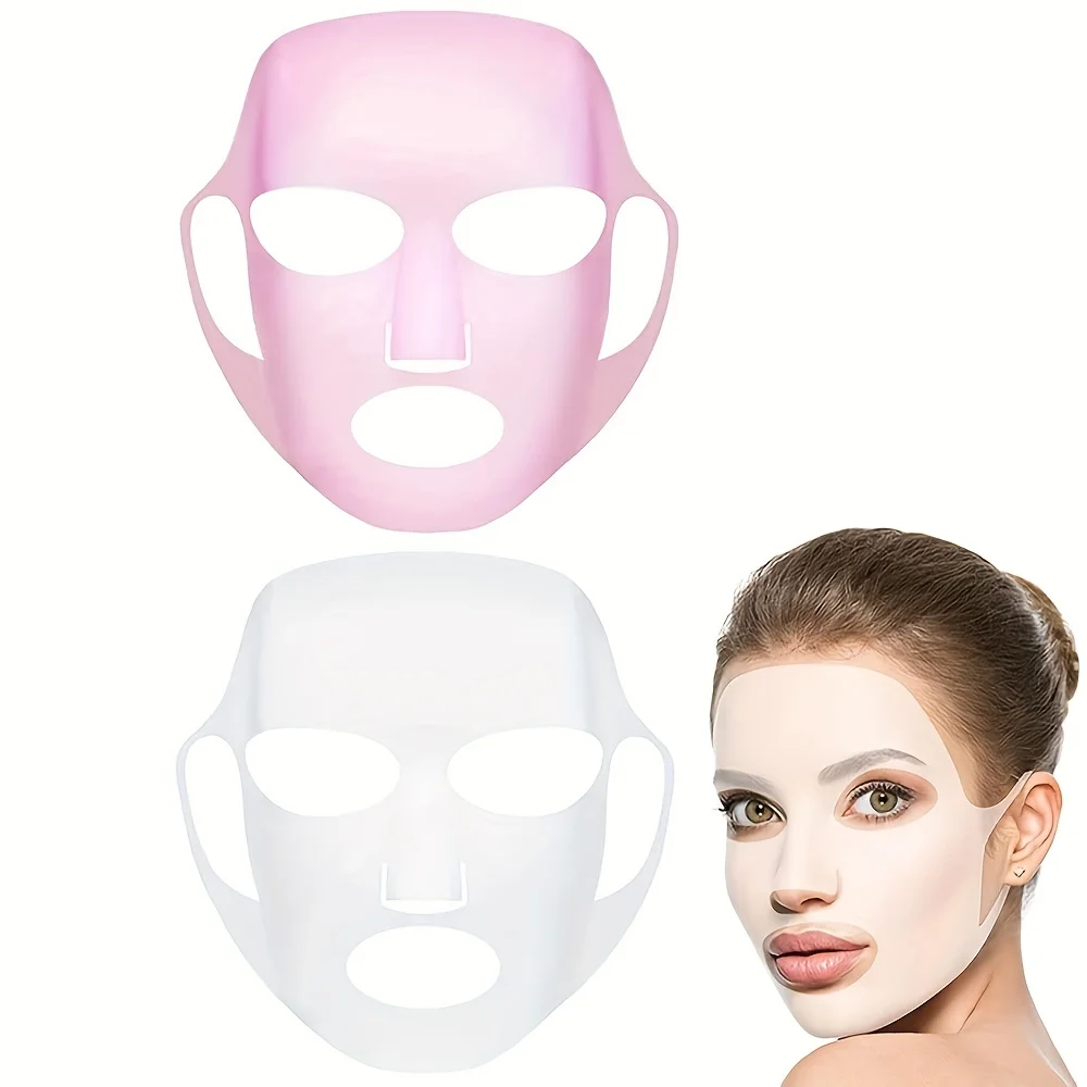 Suporte de máscara de silicone, suporte de máscara hidratante reutilizável 3D, ferramenta de cuidados com a pele de máscara hidratante