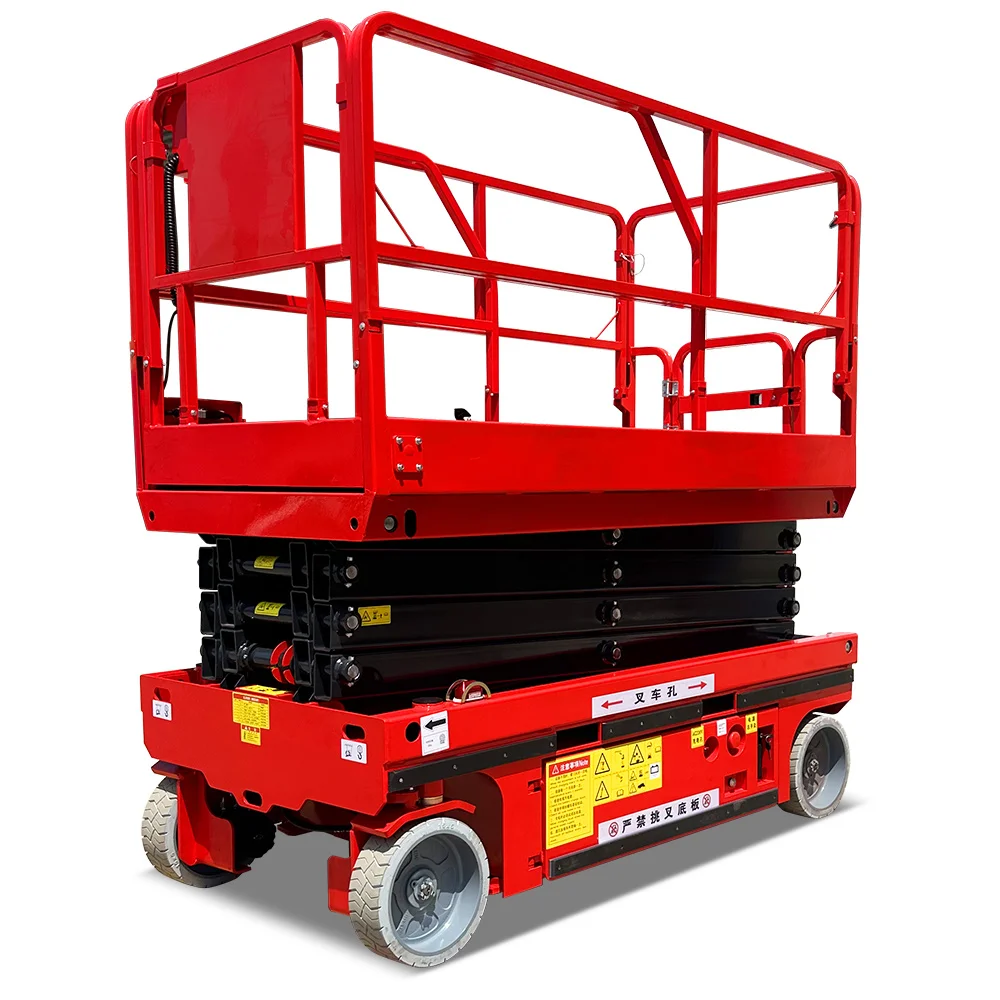 Platform Electric Hydraulic Table Lifting Equipment Tracked Self Propelled Scaffolding Ladder Aerial Work Crawler Scissor Lift