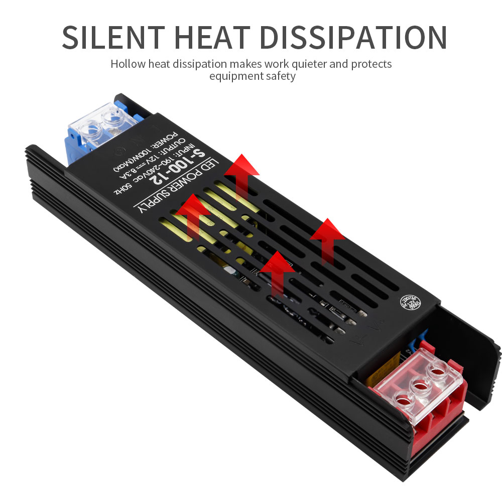 LED 電源照明変圧器 60 ワット 100 ワット 200 ワット 300 ワット 400 ワット 500 ワット AC190-240V アダプタドライバ Led ストリップライト DC12V/24V