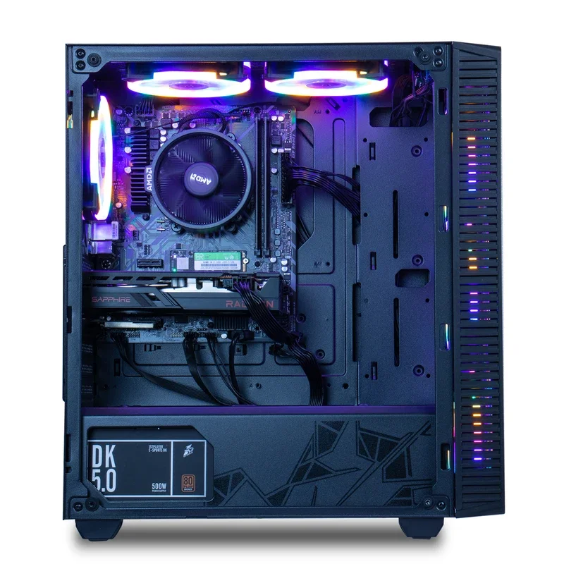 Komputer do gier Ryzen 5 4500 RTX3060 500 GB NVME Windows10 Pro Key Komputer stacjonarny do jednostki systemowej PC Dostosuj komputer dla graczy comple