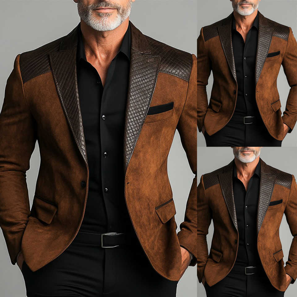 Designer clássico masculino terno casaco entalhado lapela smoking pico breasted noivo usar festa de negócios apenas blazer personalizado